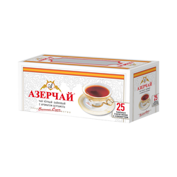 Чёрный чай с бергамотом • 25 пакетиков • Азерчай