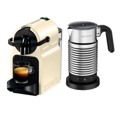 Inissia Creme White & Aeroccino 4 • Nespresso Original