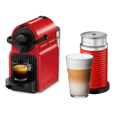 Inissia Red & Aeroccino 3 Red • Nespresso Original