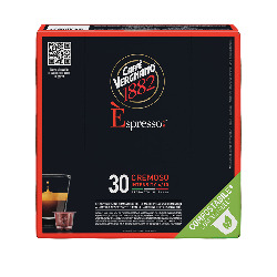 Кофе в капсулах для Nespresso Original Арабика и Робуста Vergnano Cremoso 30 штук в упаковке