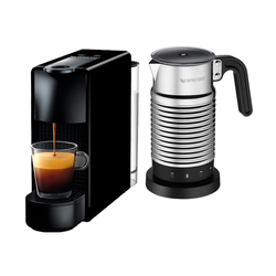Essenza Mini Piano Black & Aeroccino 4 • Nespresso Original