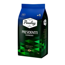 Presidentti Espresso • 1 кг • Paulig • Зерновой