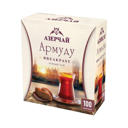 Чёрный чай Армуду Breakfast • 100 пакетиков • Азерчай