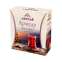 Чёрный чай Армуду с бергамотом • 100 пакетиков • Азерчай