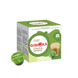 Кофе в капсулах для Dolce Gusto Арабика и Робуста Gimoka Coffee and Ginseng 16 штук в упаковке