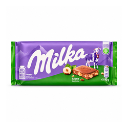 Шоколад молочный Milka Hazelnuts 90 г