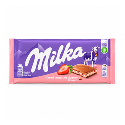 Шоколад молочный Milka Strawberry 100 г