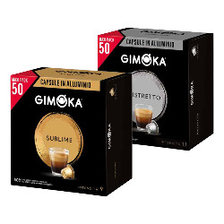 Кофе капсульный Gimoka MEGA Nespresso Original в наборе 100 капсул