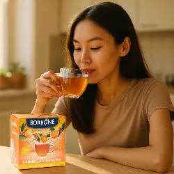 Orange Herbal Tea • 18 • Caffe Borbone • Чалды