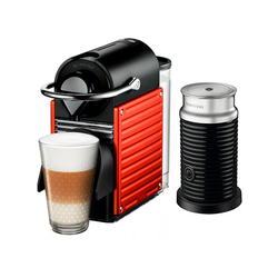 Pixie Electric Red & Aeroccino 3 • Nespresso Original