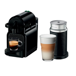Inissia Black & Aeroccino 3 Black • Nespresso Original