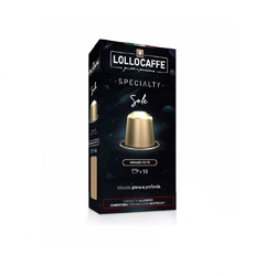 Кофе в капсулах для Nespresso Original Арабика и Робуста Lollo Sole 10 штук в упаковке