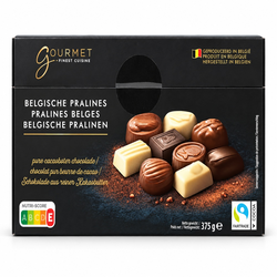 Belgian Pralines • 375 г • Gourmet Finest Cuisine • Конфеты