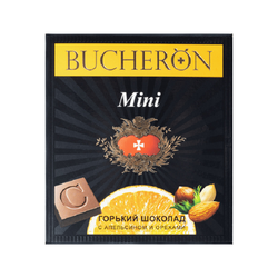 Апельсин и Орехи • 40 г • Bucheron • Шоколад темный