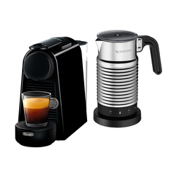 Essenza Mini Bold Black & Aeroccino 4 • Nespresso Original
