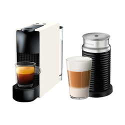 Essenza Mini Pure White & Aeroccino 3 • Nespresso Original