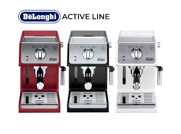 Рожковые кофемашины Delonghi Active Line