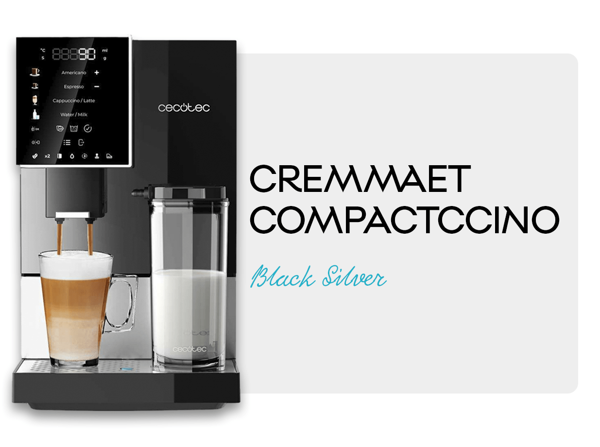 Автоматическая кофемашина Cecotec Cremmaet Compactccino Black Silver