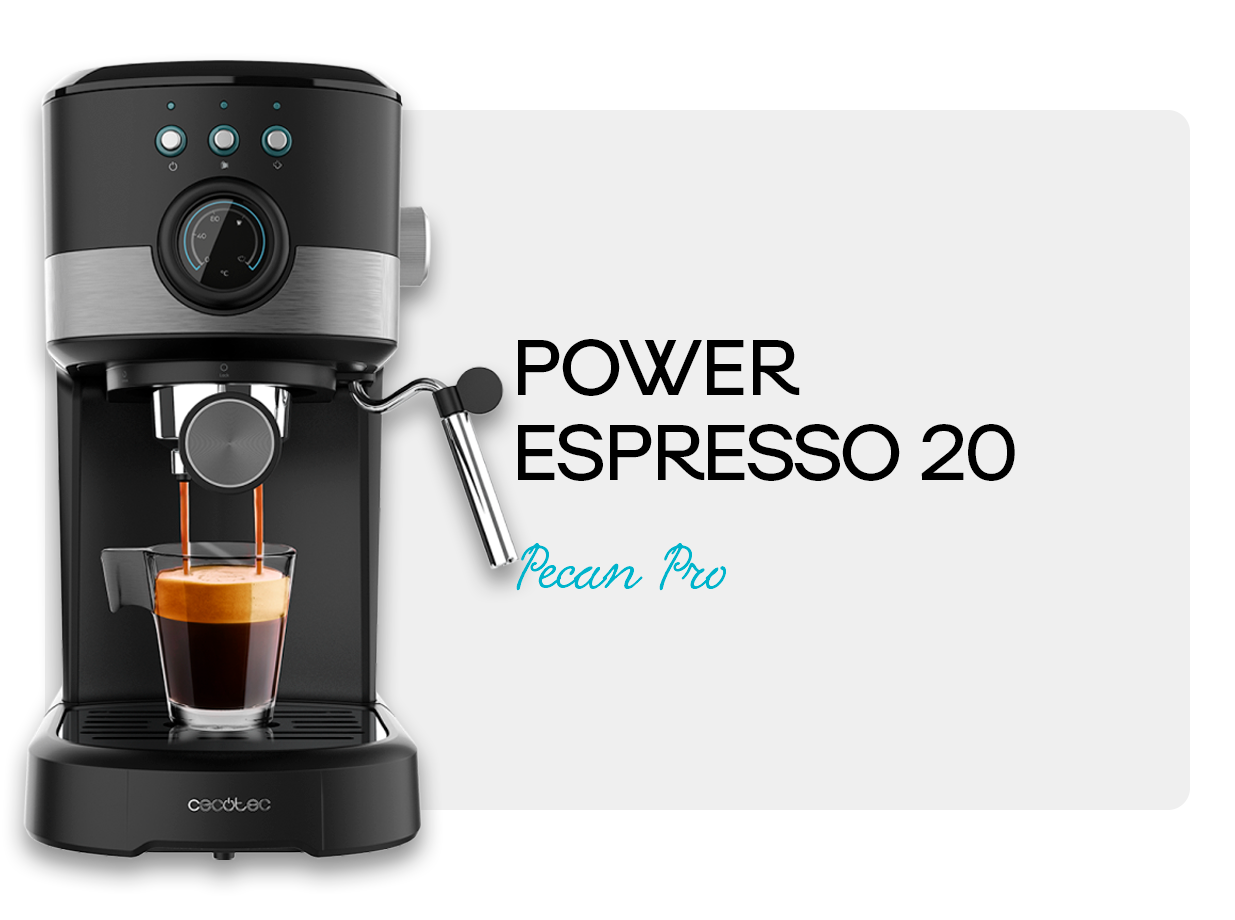 Рожковая кофемашина Cecotec Power Espresso 20 Pecan Pro